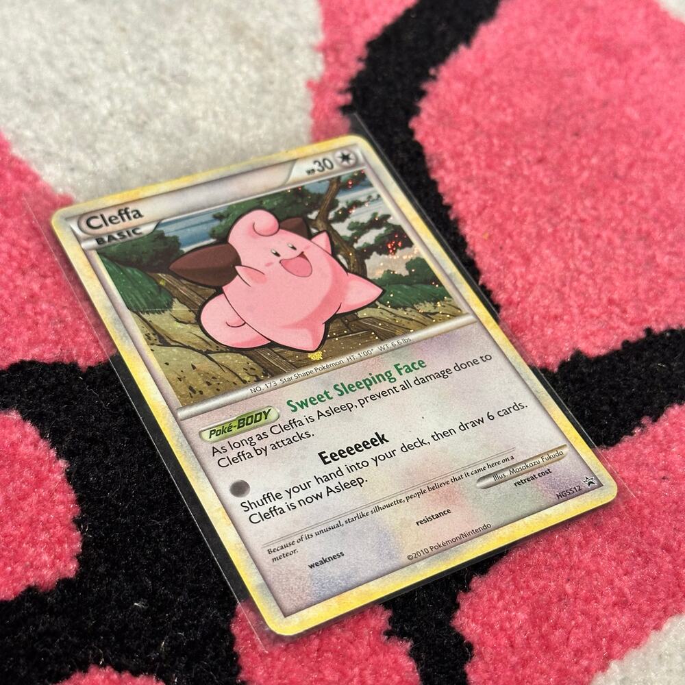 Cleffa HGSS12 – Pokémon TCG Black Star Promo – Holo – As Pictured